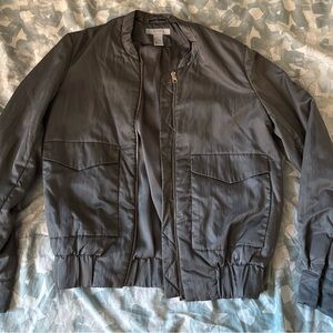 H&M Charcoal Bomber Jacket